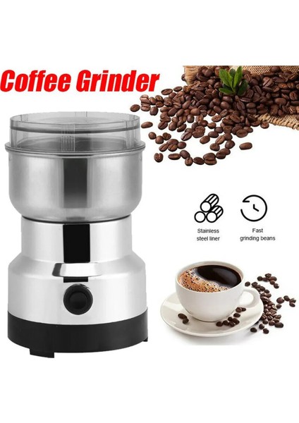 Ab Elektrikli Kahve Değirmeni Ev Için Fındık Fasulye Baharat Blender Tahıl Öğütücü Makinesi Mutfak Çok Fonksiyonlu Kahve Kıyıcı Bıçakları (Yurt Dışından)