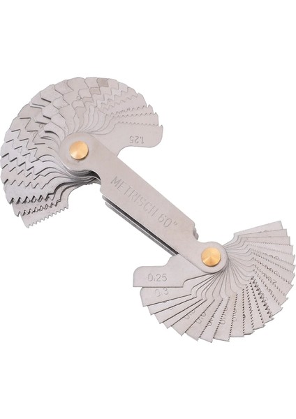 0 5 7 0 Metrik 60 55/60 Derece Metrik Inç Dişli Fiş Ölçer Dişli Diş Vida Pitch Göstergeleri Ölçme Karbon Çelik Merkezi Ölçüm Torna Kombinasyonu (Yurt Dışından) fırsatları