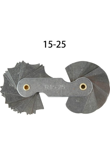 R26-80 Yarıçap Şablonu R Ölçer R1-6.5/R7-14.5/R15-25 /R26-80 Yarıçap Ölçer Plaka Fileto Ölçer Ölçme Aracı Ölçme Aralığı (Yurt Dışından)