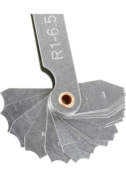 R26-80 Yarıçap Şablonu R Ölçer R1-6.5/R7-14.5/R15-25 /R26-80 Yarıçap Ölçer Plaka Fileto Ölçer Ölçme Aracı Ölçme Aralığı (Yurt Dışından)