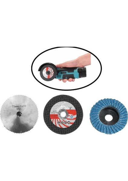 Kesme Diski 75MM Kesme Diski Açılı Taşlama Düz Flap Taşlama Zımpara Diski Pedi Ahşap Metal Daire Testere Bıçakları Dremel Döner Alet Için (Yurt Dışından)