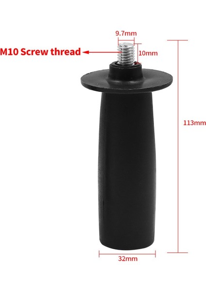 M8 1 Adet M8/M10 Açı Öğütücü Yardımcı Yan Kol 113/134MM Açı Öğütücü Taşlama Tezgahı Aksesuarları Için Yedek Parçalar (Yurt Dışından)
