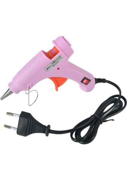 20W Pembe Sıcak Eriyik Tutkal Tabancası Braketi Manuel Dıy Takı Aksesuarları 20W Elektrikli Eriyik Tabancası Tak Yüksek Sıcaklık Silikon Tabancası (Yurt Dışından) fiyatları