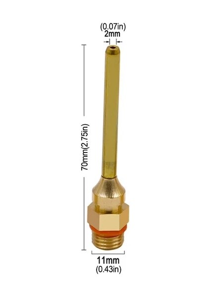 D Isı Eriyik Tutkal Tabancası Nozulları Yapıştırıcı Aracı Ağız Evrensel 34X2.0MM 50X2.0MM 50X3.0MM 70X2.0MM 100X2.0MM (Yurt Dışından)