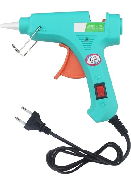 Set 2 20W Sıcak Tutkal Tabancası Endüstriyel Mini Silahlar Termo Elektrikli Isı Sıcaklığı Aracı Sıcak Tutkal Çubukları Ev Dıy El Sanatları Aracı (Yurt Dışından)