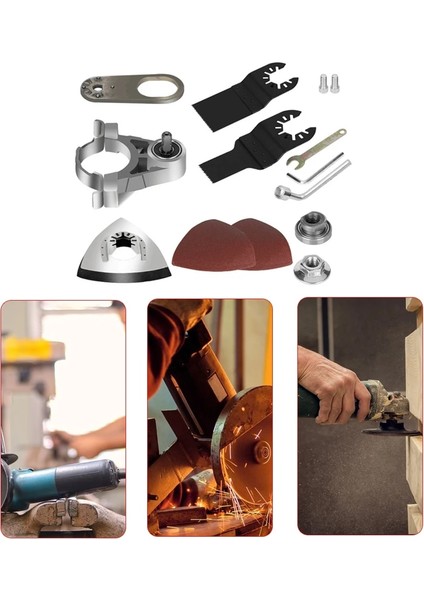 Açılı Taşlama B M10 Dişli Açılı Taşlama Dönüşüm Kafası Adaptörü, Tip 100 Açılı Taşlama Parlatma Aksesuarları Için Güç Salınımlı Alet ile (Yurt Dışından)