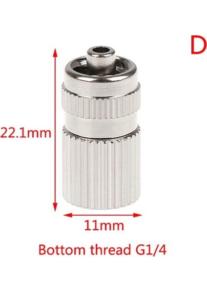 D 1 Adet Metal Dağıtım Karıştırma Tüpü Adaptörü Nikel Kaplama Pirinç Dağıtım Tutkal Şırınga Aksesuarları (Yurt Dışından)