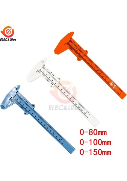 0-100MM Kırmızı 0-80MM 0-100MM 0-150MM Çift Kurallı Ölçekli Plastik Sürmeli Kumpas Ölçme Öğrenci Mini Aracı Cetvel Mikrometre (Yurt Dışından) modelleri
