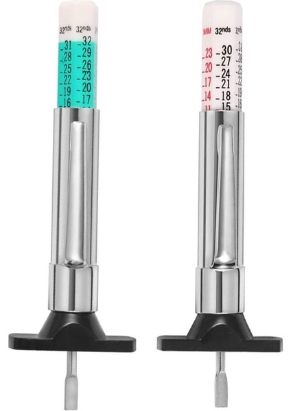 Tek Renkli Araba Lastiği Lastik Sırtı Otomatik Derinlik Kalınlık Ölçer Ölçer 25MM Ölçüm Kalemi Renk Kodlu Dijital Kumpas Izleme Aracı (Yurt Dışından)