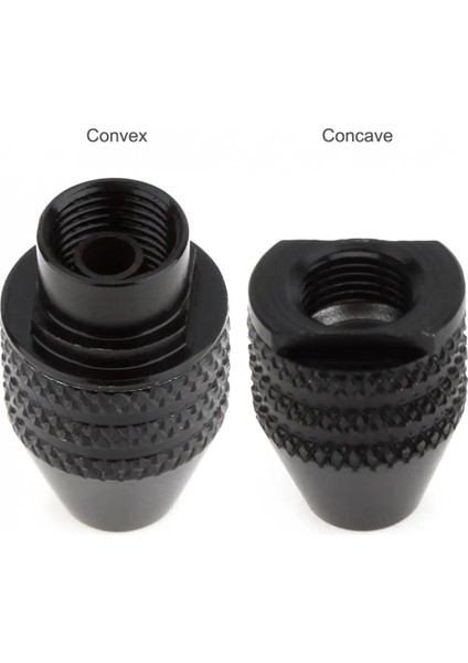 Dışbükey 0.4 - 3.4mm Evrensel Chuck Mini Hızlı Değişim Anahtarsız Mandren Elektrikli Taşlama Chuck Adaptörü Dönüştürücü Döner Aletler Için Matkap Ucu (Yurt Dışından)