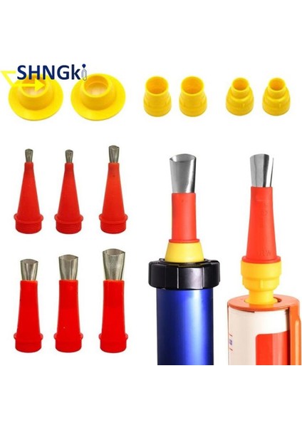 Kırmızı 22 Adet/takım Kalafat Ucu Ayrılabilir Hassas Işçilik Taban Sızdırmazlık Kiti Mükemmel Kalafat Bitirme Memesi Dropshipping (Yurt Dışından) modelleri