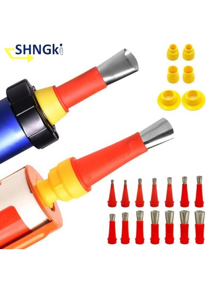 Kırmızı 22 Adet/takım Kalafat Ucu Ayrılabilir Hassas Işçilik Taban Sızdırmazlık Kiti Mükemmel Kalafat Bitirme Memesi Dropshipping (Yurt Dışından) fırsatları