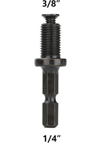 B Matkap Chuck Adaptörü 1/4 "hex Shank Adaptörü 1/2" 3/8 "erkek Dişli Elektrikli Matkap Uçları Collet Hızlı Değişim Dönüştürücü Güç Aracı (Yurt Dışından)