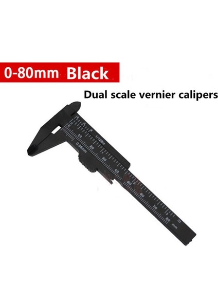 0-80MM Siyah 150MM Elektronik Dijital Kumpas Karbon Fiber Kadran Sürmeli Kumpas Ölçer Pakometre Dijital Mikrometre Ölçme Araçları (Yurt Dışından)