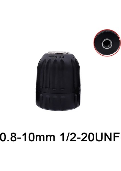 0.8-10MM 20UNF Matkap Chuck 0.8-10MM 2-13MM 3/8-24UNF Dönüşüm Konu Matkap Chuck 1/2-20UNF Elektrikli Matkaba Anahtar 3 Çeneli Chuck (Yurt Dışından)