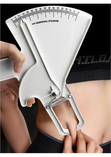 Siyah Hassas Skinfold Kaliper Vücut Yağını Ölçerek Skin Fold'da 80 Mm'ye Kadar Ölçüm Yapar (Yurt Dışından) fiyatları