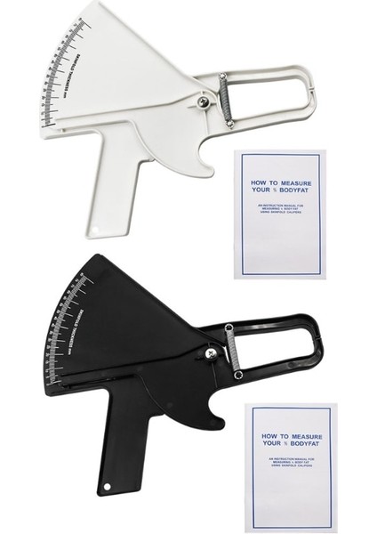 Siyah Hassas Skinfold Kaliper Vücut Yağını Ölçerek Skin Fold'da 80 Mm'ye Kadar Ölçüm Yapar (Yurt Dışından) fırsatları