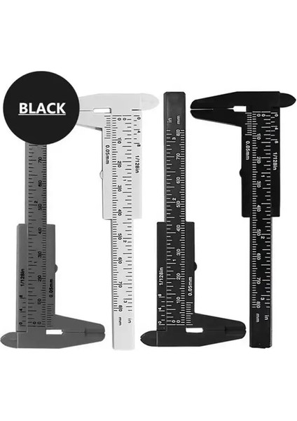 80MM Siyah 150MM Sürmeli Kumpas Diyafram Derinlik Çapı Dıy Ölçü Aracı Mini Sürgülü Göstergeler Cetvel Mikrometre Ölçüm Aletleri Araçları (Yurt Dışından)