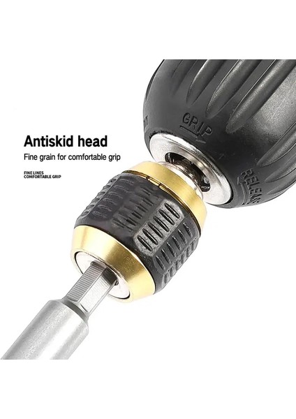 1 Adet Xiaomi Matkap Aynası 50MM Tornavida Darbeli Matkap Adaptörü 1/4 Hex Shank Matkap Ucu Tutucu Hızlı Bağlantı Aynası Değişim Dönüştürücü (Yurt Dışından) fırsatları