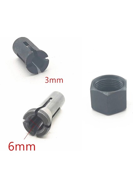 Somun Metal Pens Chuck GD0601 GD0603 906 763620-8 Için Değiştirin 3mm/6mm 763627-4 Siyah Ayna Kapağı Pens Somunu Yüksek Kaliteli Pratik (Yurt Dışından)