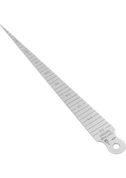 Stil 1 0-15MM Konik Ölçer Paslanmaz Çelik Kama Feeler Cetvel Temizle Ölçekli Taşınabilir Delik Muayene Kaynak Aksesuarları (Yurt Dışından) fırsatları