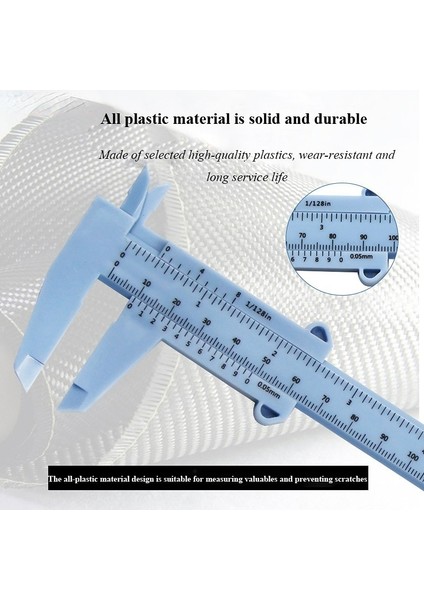 Koyu Mavi 0-150MM Abs Plastik Sürmeli Kumpas Ölçme Iç ve Dış Çap Aracı Ölçme Kalibre Takı Ölçme Cetveli Trammel (Yurt Dışından) indirimleri