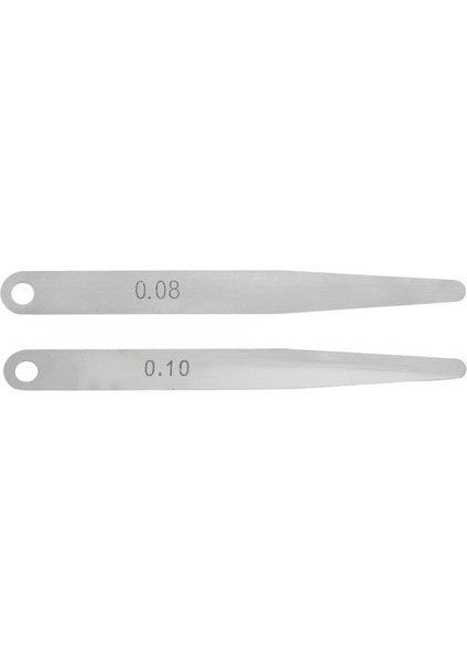 008 5 Adet 0.08MM/0.1MM Kalınlık Feeler Ölçer Dolgu Kalınlık Ölçer Ölçüm Aracı (Yurt Dışından)