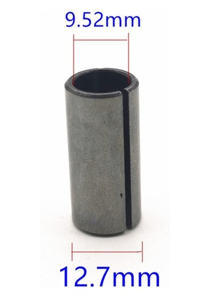 H 6mm 8mm 10MM 12MM 12.7mm 1/2" 1/4" 3/8" Adaptör Yönlendirici Chuck Collet Mini Matkap Aynaları Adaptörü Güç Döner Aracı (Yurt Dışından)