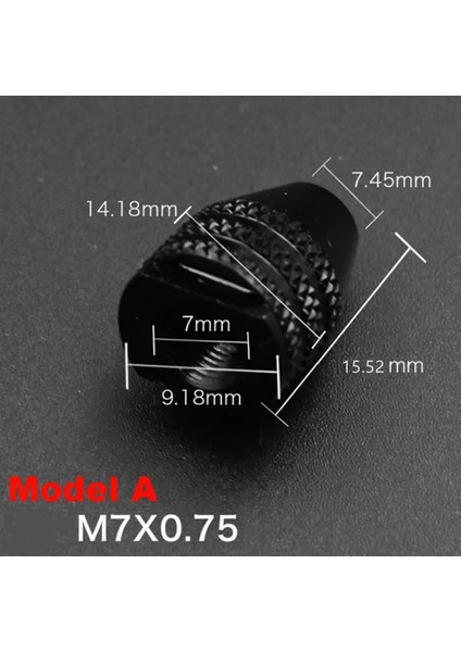 Kısa M7X0.75 Matkap Chuck Adaptörü Mini Anahtarsız Matkap Chuck Bit Kendinden Sıkma Elektrikli Matkap Uçları Pens Fikstür Araçları Hızlı Değişim Dönüştürücü (Yurt Dışından)
