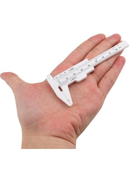 Beyaz Sürmeli Kumpas 80MM Plastik Kadran Ölçer Mikrometre Ölçme Cetveli Iç Çap Derinlik Ölçme Aracı (Yurt Dışından) modelleri