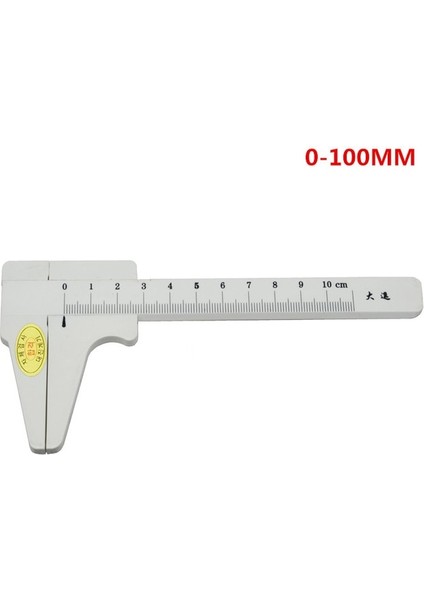 100MM 0-200MM 150MM 100MM Plastik Sürmeli Kumpas Kore Güzellik Cetvel Doğru Ölçüm Araçları Kalınlık Ölçer Ölçü Cetveli (Yurt Dışından)