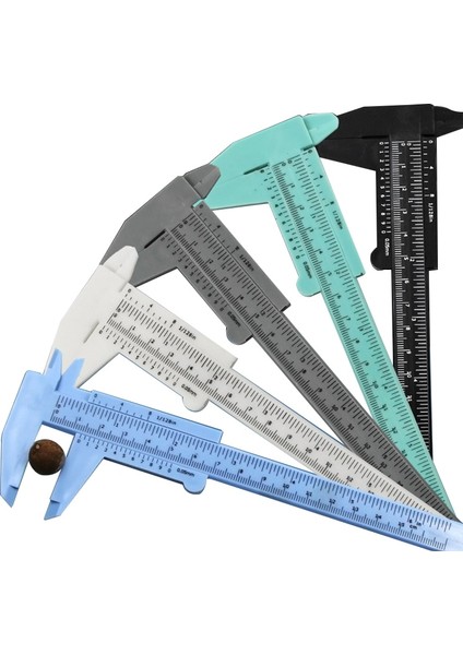 Mavi Dıy Ölçü Aracı Ağaç Işleme Metal Işleme Sıhhi Tesisat Modeli Yapımı 150MM Sürmeli Kumpas Açıklık Derinlik Çapı Ölçü Aracı (Yurt Dışından) fiyatları