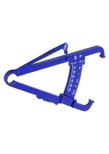 Mavi 1 Pc Vücut Yağ Kaybı Test Cihazı Hesap Makinesi Spor Kaliper Klip Ölçümü Ince Cilt Katlama Vücut Yağ Tablosu Spor Salonu Ekipmanları (Yurt Dışından)