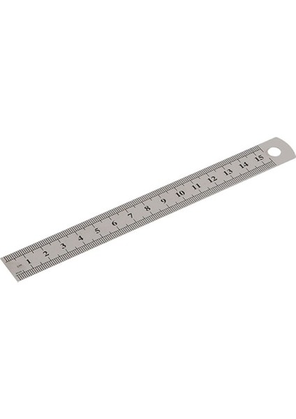 15 cm Çift Taraflı Paslanmaz Çelik Düz Cetvel Metrik Kural Hassas Ölçme Aracı 15 Cm/6 Inç 30 Cm/12 Inç Okul Ofis Malzemeleri (Yurt Dışından)