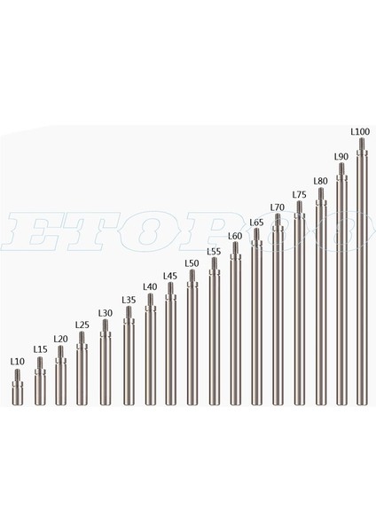 M2.5 25MM Paslanmaz Çelik Uzatma Ayakları Gösterge Için Uzatma Kök Çubukları Kadranlı Göstergeler Probu Biyel Hss M2.5*10MM-100 (Yurt Dışından) modelleri