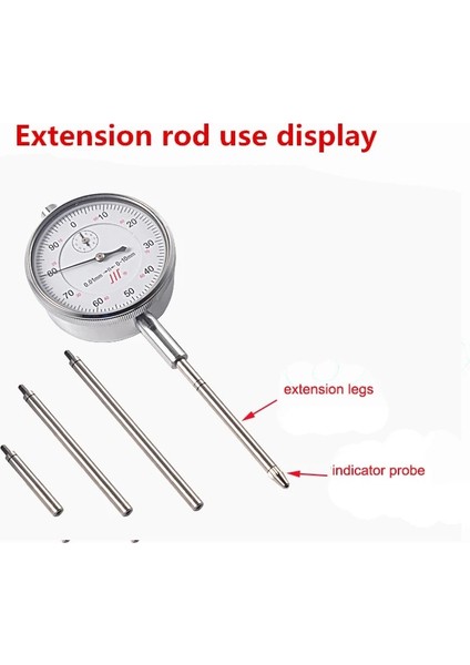 M2.5 25MM Paslanmaz Çelik Uzatma Ayakları Gösterge Için Uzatma Kök Çubukları Kadranlı Göstergeler Probu Biyel Hss M2.5*10MM-100 (Yurt Dışından) indirimleri