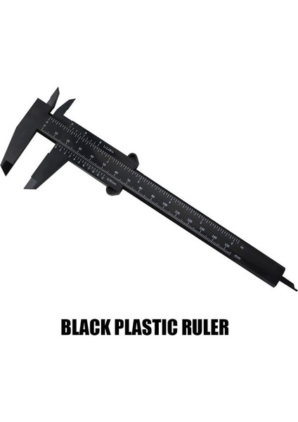 Siyah Plastik 150MM Elektronik Dijital Kumpas Karbon Fiber Kadran Sürmeli Kumpas Ölçer Pakometre Dijital Mikrometre Ölçme Araçları (Yurt Dışından)