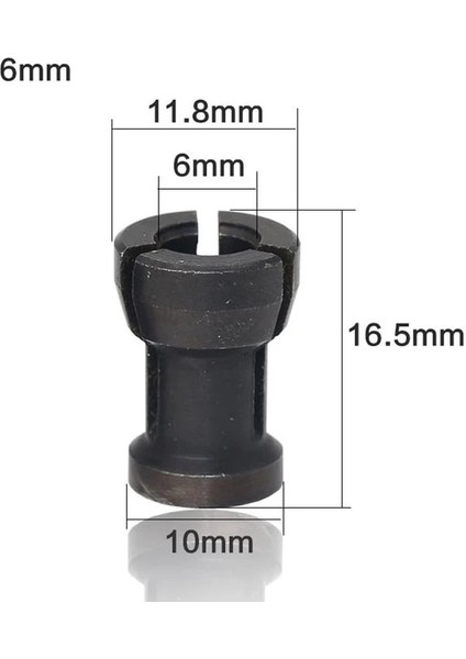 6mm 6MM/6.35MM/8MM Collet Chuck Gravür Kırpma Makinesi Elektrikli Yönlendirici Makine Imalatı Için Ağaç Işleme Kesici 1 Adet/3 Adet (Yurt Dışından)