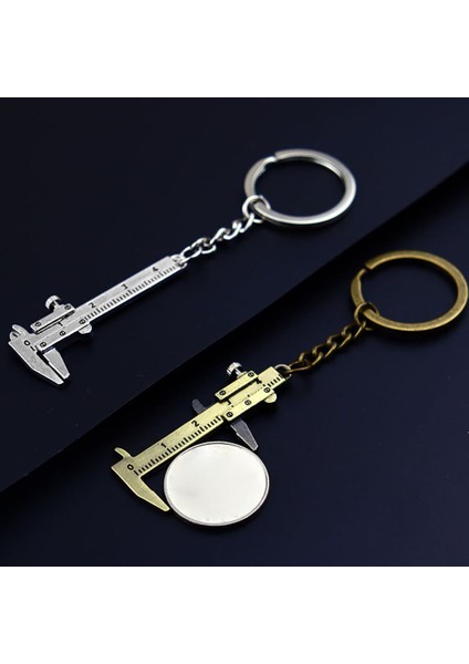 Gümüş 1 Adet Anahtarlık Halkası Mini Sürmeli Kumpas Taşınabilir 0-40MM Anahtarlık Ölçme Ölçme Aracı Araba Turbo Anahtarlık Halkası Cetvel Kumpas (Yurt Dışından) fiyatları