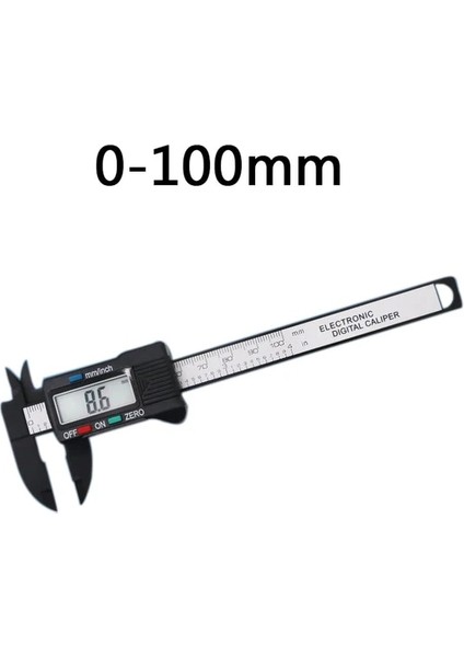 0 Ila 100MM Hassas Dijital Kumpas Büyük LCD Ekran Plastik Elektronik Sürmeli Kumpas Ölçme Aracı 6 Inç 0-150MM (Yurt Dışından)