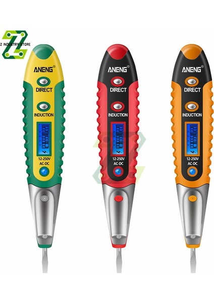 Yeşil Ac Dc 12-250 V LCD Dijital Ekran Gerilim Test Kalemi Elektrikçi Elektroskop Temassız Güvenlik Testi Tornavida Kalem (Yurt Dışından) fiyatları