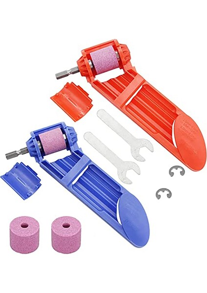 Turuncu 2-12.5mm Korindon Taşlama Bit Aracı Taşınabilir Titanyum Matkap Ucu Büküm Kalemtıraş Matkap Ucu Bileme Makinesi Aracı Parçaları (Yurt Dışından)