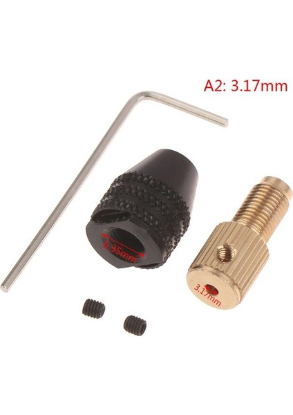 3.17MM Elektrik Motor Mili Mini Matkap Chuck Fikstürü 0.5-3.2 mm Matkap Ucu Mikro Matkap Chuck Hex Matkap Chuck 2.3MM/3.17MM/5MM (Yurt Dışından)