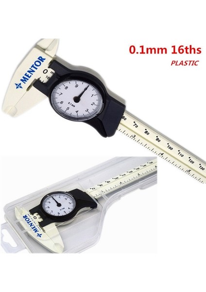 150MM Plastik Darbeye Dayanıklı 6 Inç 0.001 "titanyum Paslanmaz Çelik Kadranlı Sürmeli Kumpas Ölçer 150MM 0.02MM Kadranlı Kaliper Kalınlığı Ölçme Aracı (Yurt Dışından)