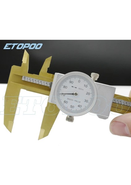 150MM Plastik Darbeye Dayanıklı 6 Inç 0.001 "titanyum Paslanmaz Çelik Kadranlı Sürmeli Kumpas Ölçer 150MM 0.02MM Kadranlı Kaliper Kalınlığı Ölçme Aracı (Yurt Dışından) fiyatları