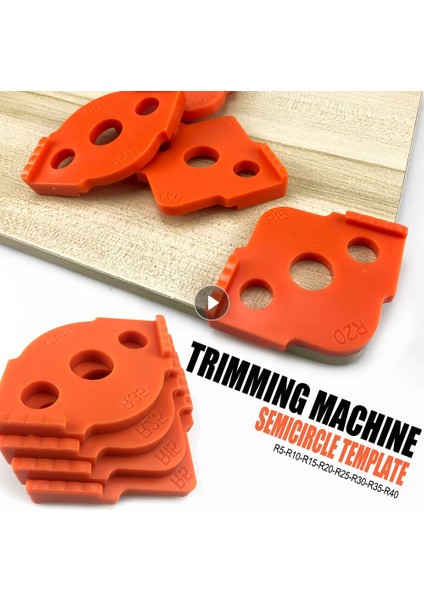 04 Hızlı Bulucu Ağaç Işleme Yönlendirici Köşe Yarıçapı Şablonları Jig R5-R40 Ağaç Işleme Kırpma Makinesi Ahşap Yönlendirici Masa Inceleme Göstergeleri (Yurt Dışından) fiyatları
