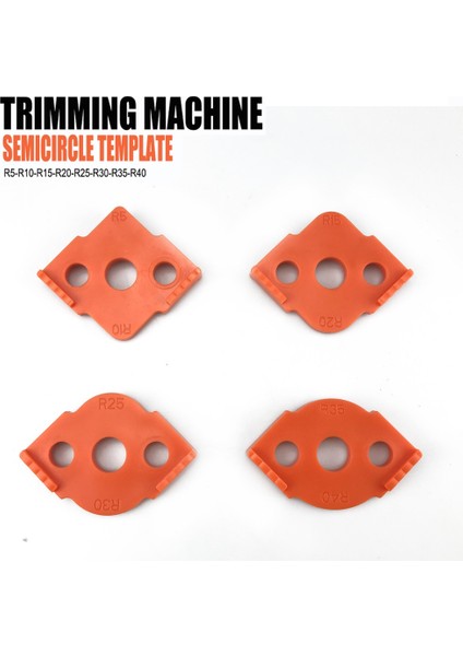04 Hızlı Bulucu Ağaç Işleme Yönlendirici Köşe Yarıçapı Şablonları Jig R5-R40 Ağaç Işleme Kırpma Makinesi Ahşap Yönlendirici Masa Inceleme Göstergeleri (Yurt Dışından) fırsatları