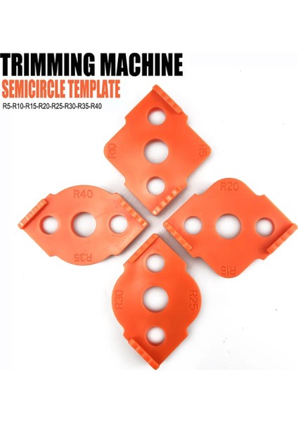 04 Hızlı Bulucu Ağaç Işleme Yönlendirici Köşe Yarıçapı Şablonları Jig R5-R40 Ağaç Işleme Kırpma Makinesi Ahşap Yönlendirici Masa Inceleme Göstergeleri (Yurt Dışından) indirimleri