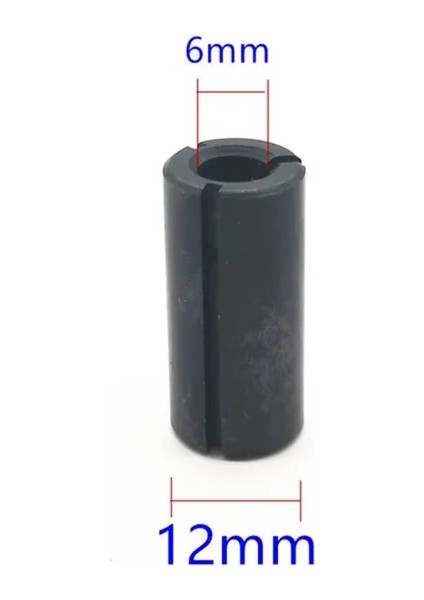 12 6 Matkap Aynaları Adaptörü 6mm 8mm 10MM 12MM 12.7mm 1/2 "1/4" 3/8 "adaptör Yönlendirici Chuck Collet Güç Döner Aracı (Yurt Dışından)