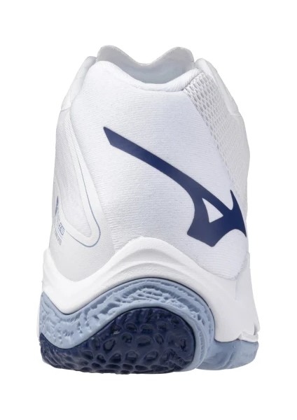 Wave Lightning Z8 Mıd Voleybol Ayakkabısı Beyaz / Mavi